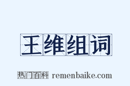 王维组词是什么意思的图片